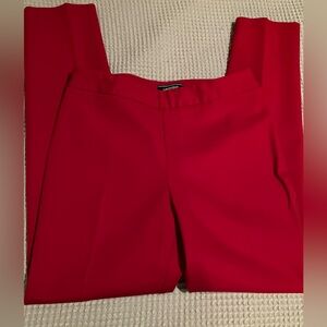Lands’ End Red Side-zip Slacks, Size 2, Stretch